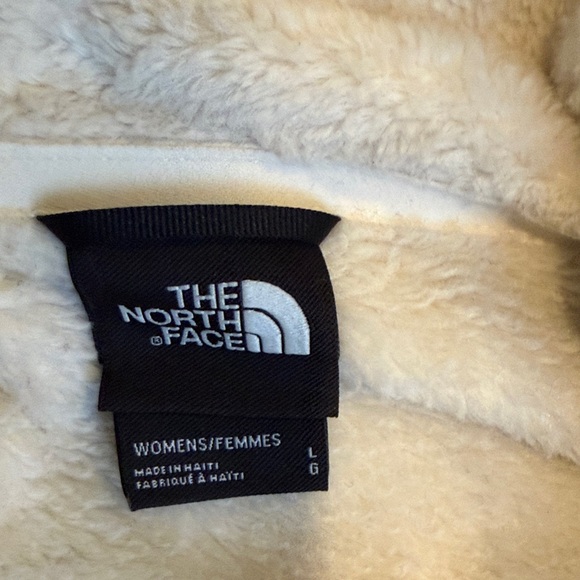 North Face Cream Fleece Zip-Up Jacket - Picture 7 of 7